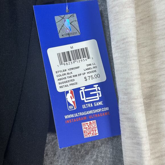 Los Angeles Lakers Hoodie Mens Medium NBA Basketball Ultra Game Zip Up Sweatshir - Picture 5 of 6